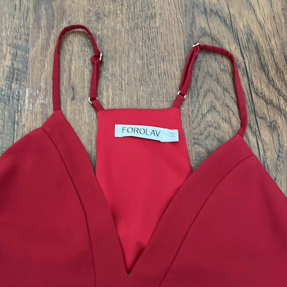 Red Racerback tank top - Picture 2 of 7